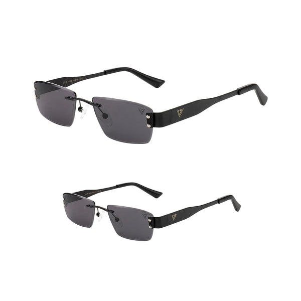 BLACK SOULMATES RIMLESS SUNGLASSES FOR MOTHER DAUGHTER