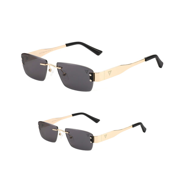 BLACK GOLD SOULMATES RIMLESS SUNGLASSES FOR MOTHER DAUGHTER