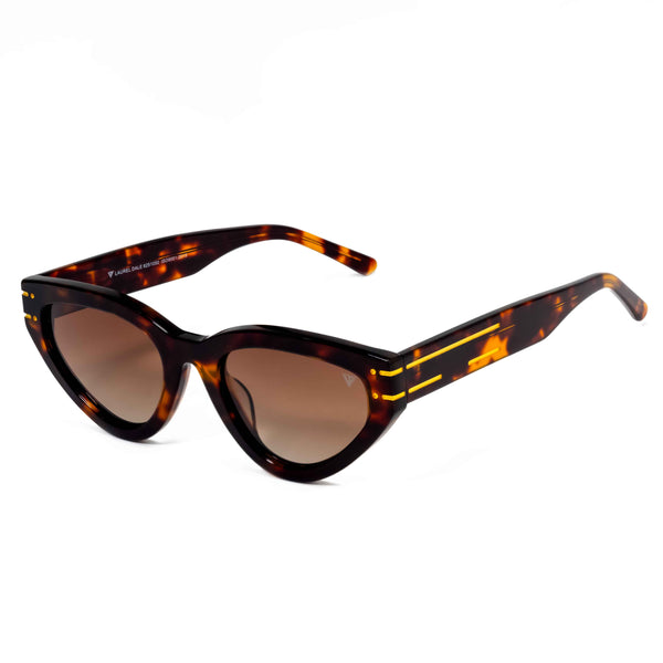 MIDNIGHT HAVANA CAT-EYE SHAPED SUNGLASSES FOR WOMEN