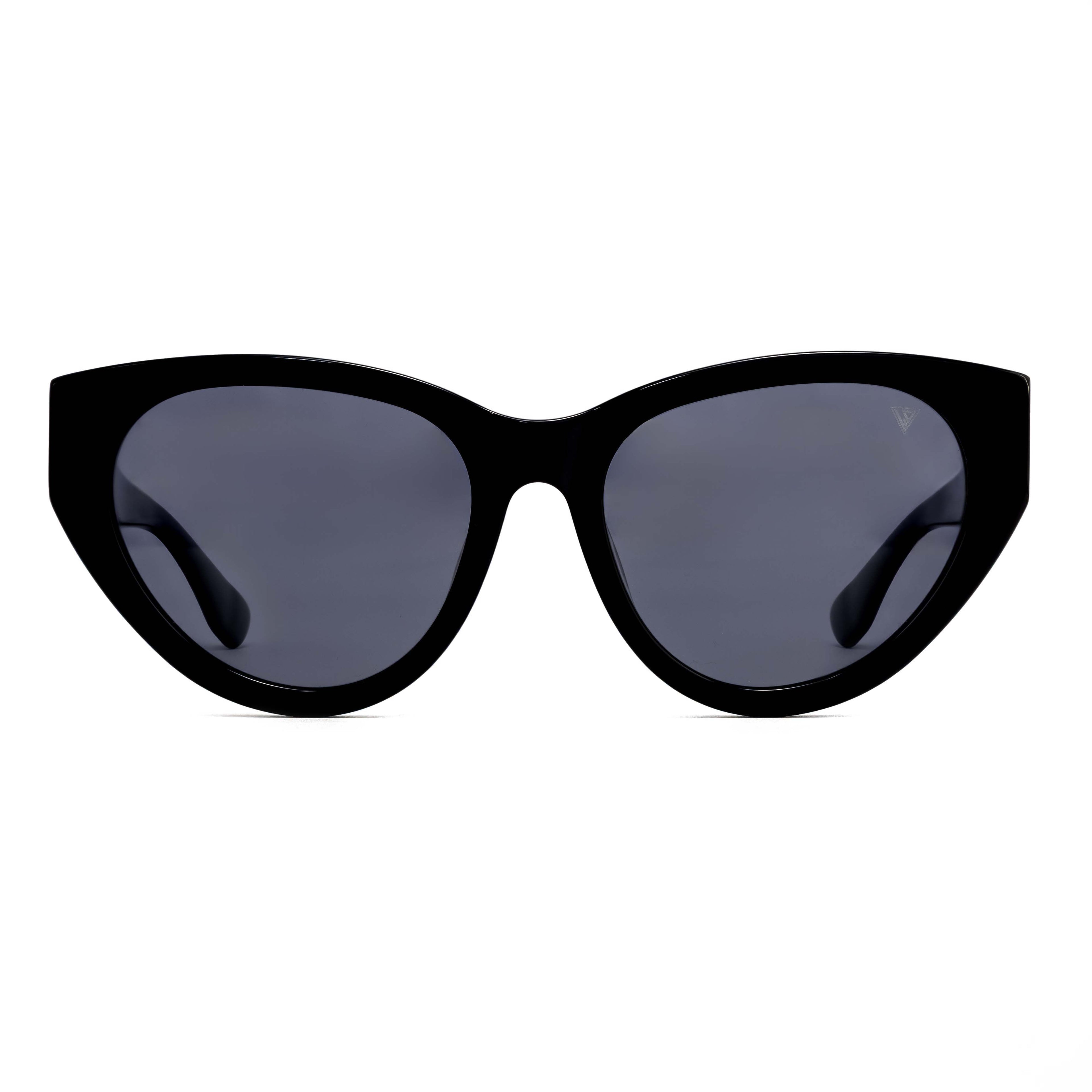 BLACK GOLD SOVEREIGN CAT-EYE SUNGLASSES FOR WOMEN