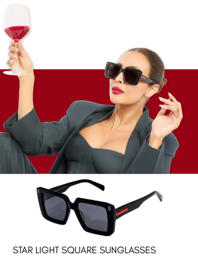 girl model wore sunglasses